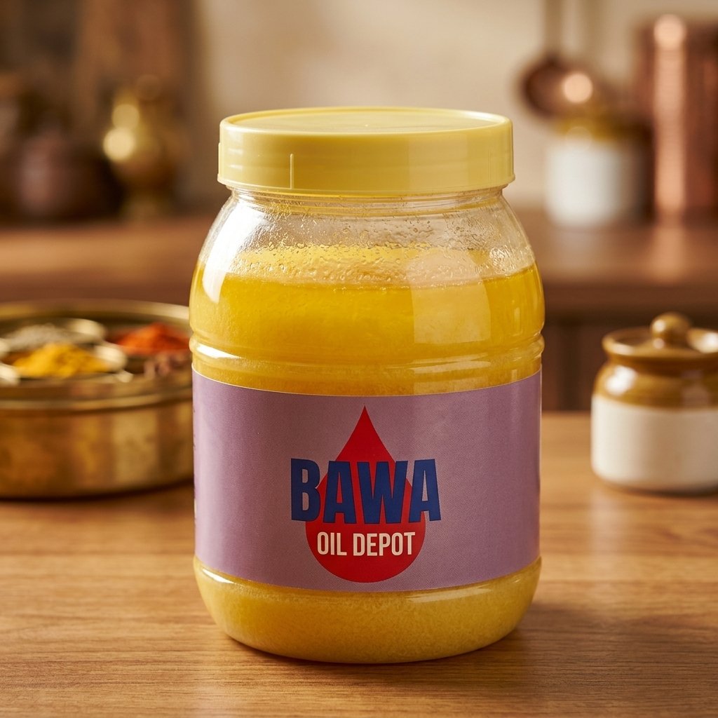 Bawa Oil Depot Signature Pure Desi Ghee in Transparent Jar